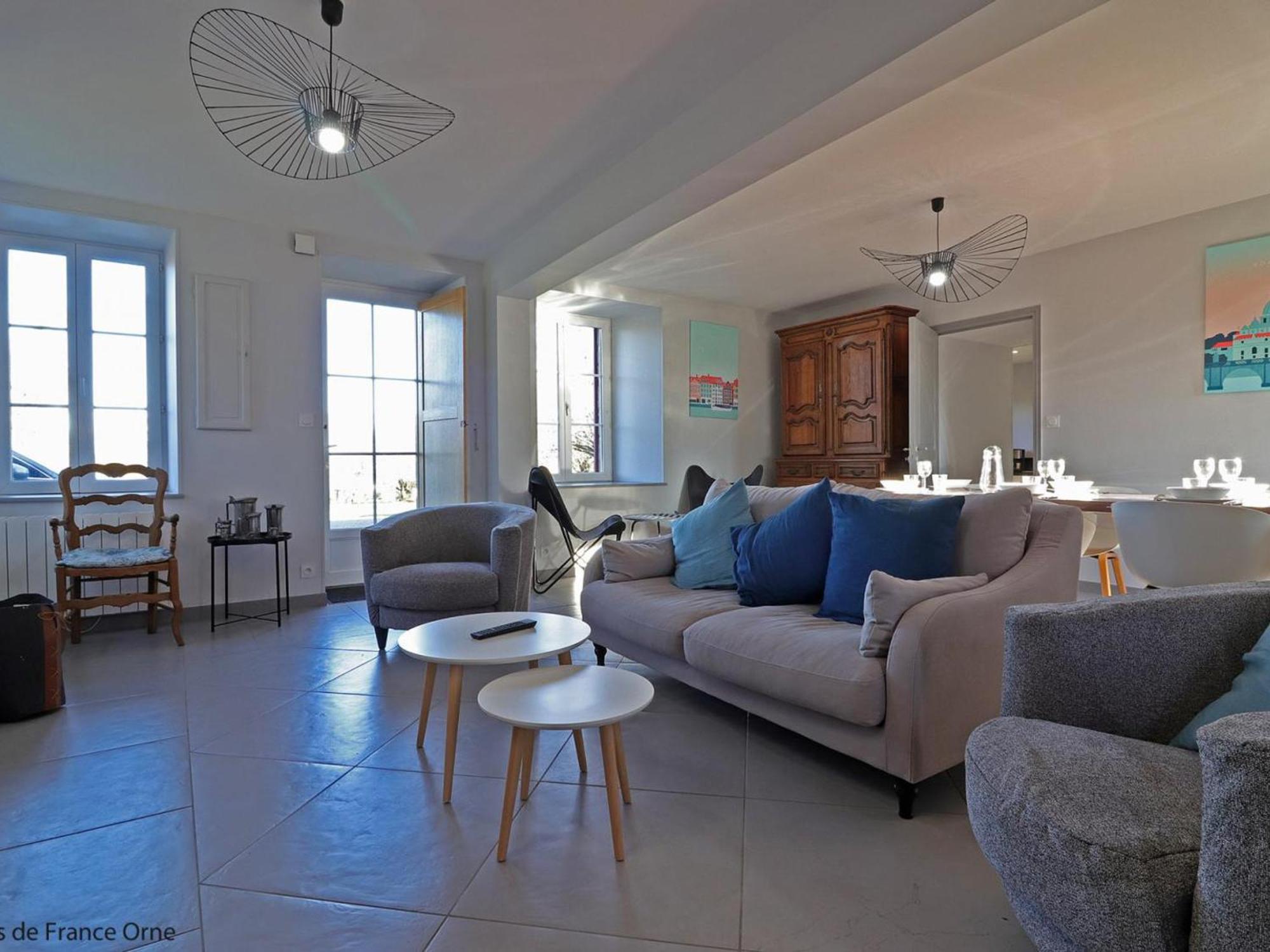 Maison Normande Renovee Avec Grand Jardin, Ideale Pour Famille, Proche Lac Et Randonnees - Fr-1-497-143 Menil-Gondouin Luaran gambar