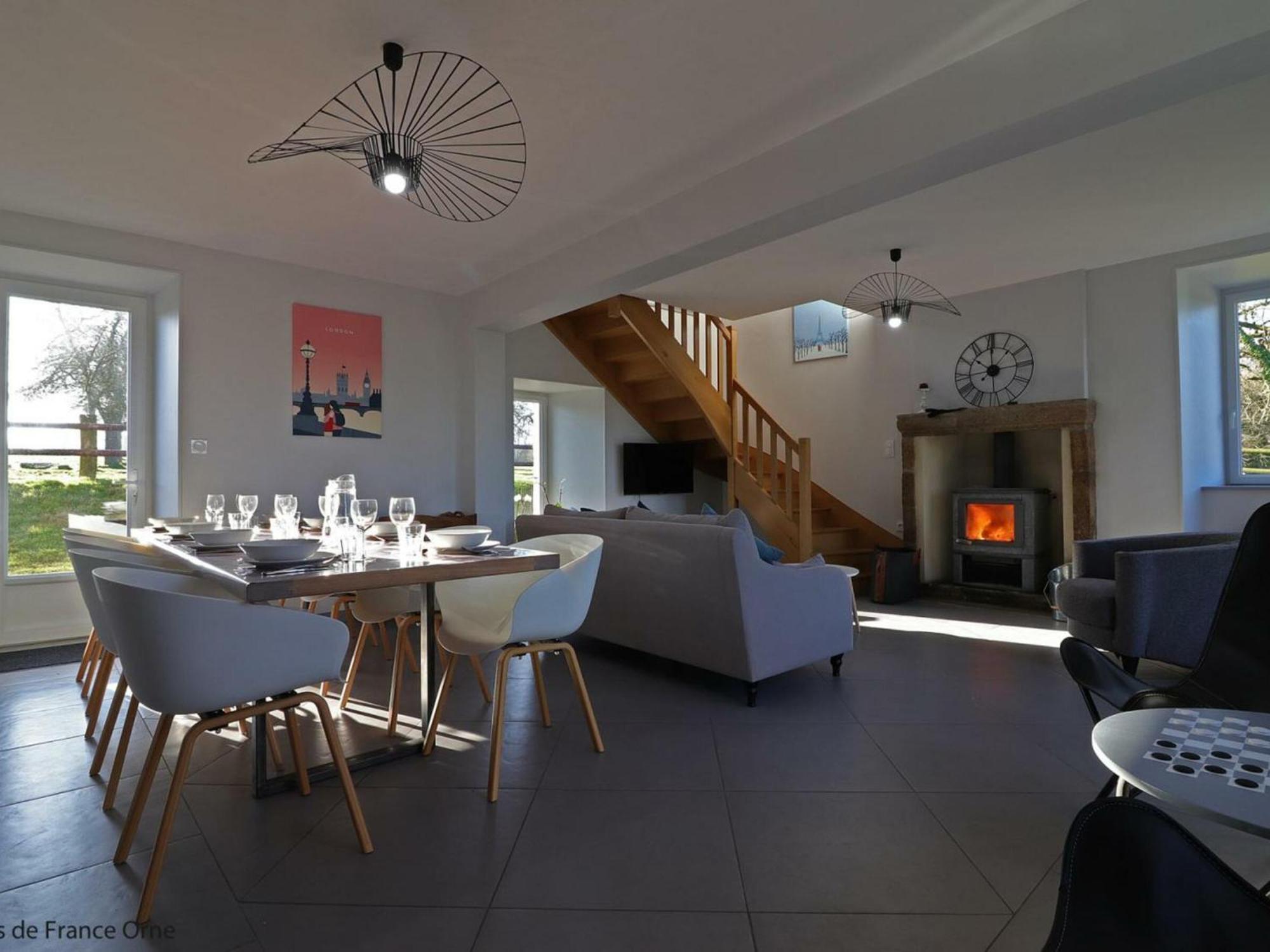 Maison Normande Renovee Avec Grand Jardin, Ideale Pour Famille, Proche Lac Et Randonnees - Fr-1-497-143 Menil-Gondouin Luaran gambar