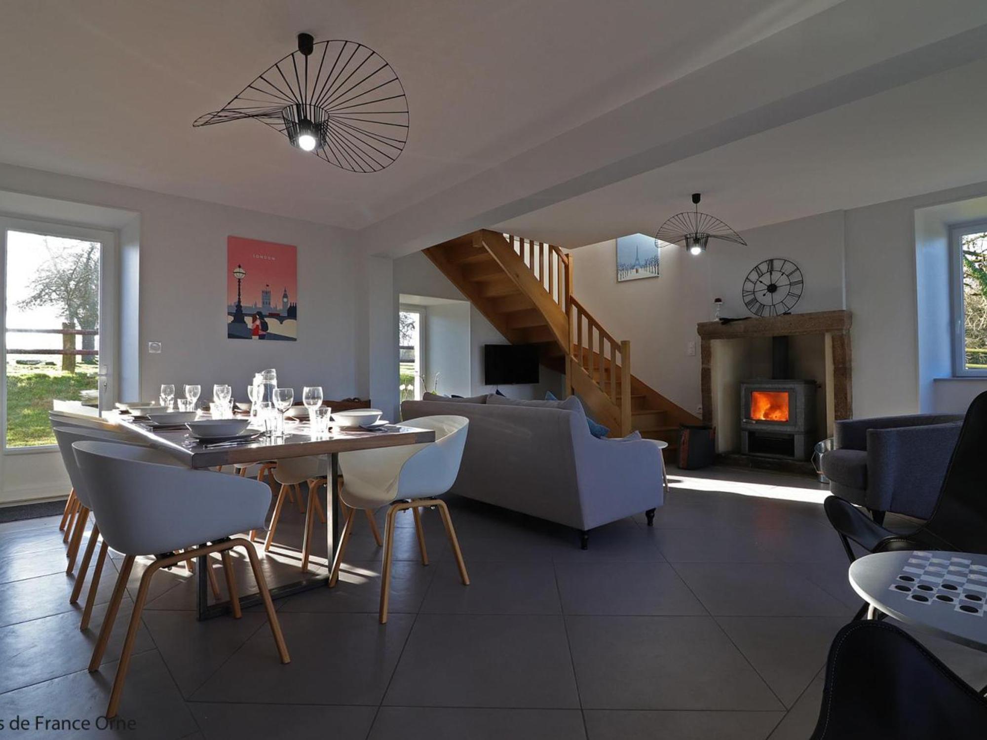 Maison Normande Renovee Avec Grand Jardin, Ideale Pour Famille, Proche Lac Et Randonnees - Fr-1-497-143 Menil-Gondouin Luaran gambar